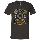 Hay Naku University Unisex Jersey V-Neck T-Shirt